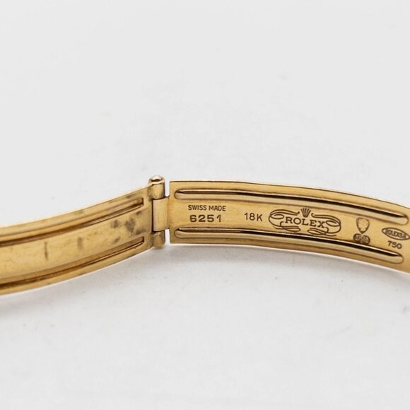 Rolex Solid Gold 18k Champagne Gold Watch